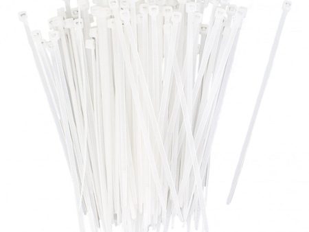 6  x 3.6mm Zip Ties: White (100) Online Sale