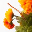 17  Pompom Mum Bush: Orange & Yellow (12 Stem) Online Hot Sale