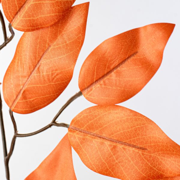 23  Ficus Leaf Spray: Burnt Orange (12) Discount