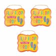 7  Embossed Flip Flop  Til You Drop Metal Signs (3) Cheap