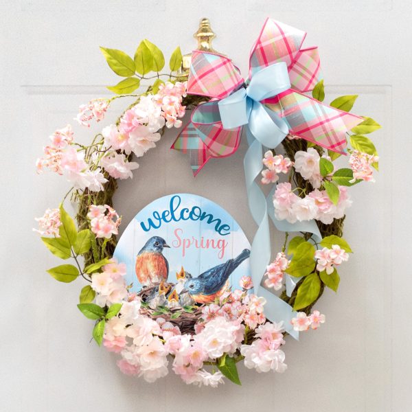 9  Waterproof Sign: Welcome Spring Bird Nest Online