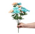 18  Gerbera Daisy Bush: Aqua & Coral Online Hot Sale