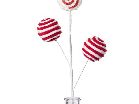 23  Chenille Peppermint Candy and Lollipop Spray Online