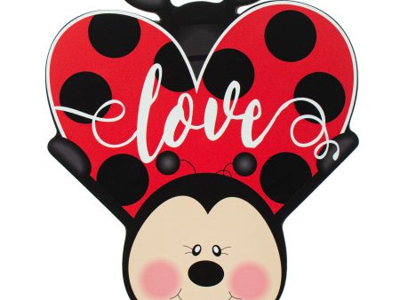 10  Waterproof Sign: Ladybug Love Heart Online