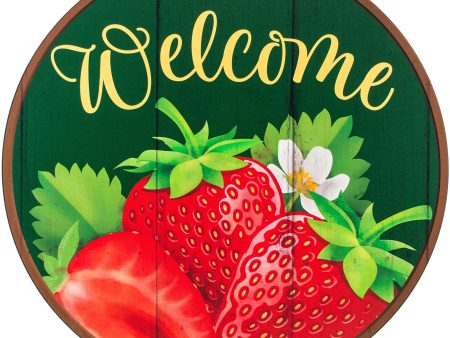 17  Waterproof Door Hanger: Strawberry Welcome For Sale