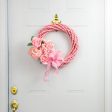 16  Willow Vine Wreath: Pink Hot on Sale