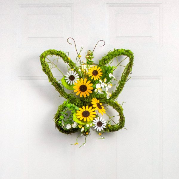 17  Butterfly & Sunflower Grapevine Hanger Discount