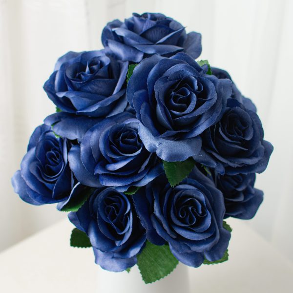 17  Colorfast Lillian Open Rose Bush: Royal Blue Discount