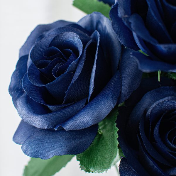 17  Colorfast Lillian Open Rose Bush: Royal Blue Discount