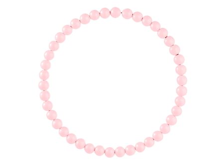 13  Wood Bead Wreath: Quartz Pink Online