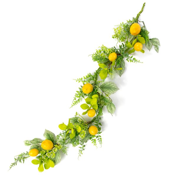 4  Lemon, Fern & Salal Greenery Leaves Garland Cheap