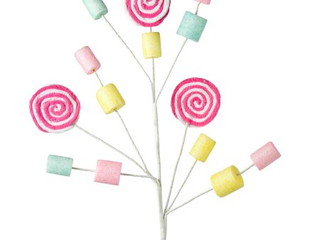 32  Lollipop Marshmallow Spray: Pink & White Discount