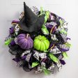 7  Flocked Pumpkin: Purple For Cheap