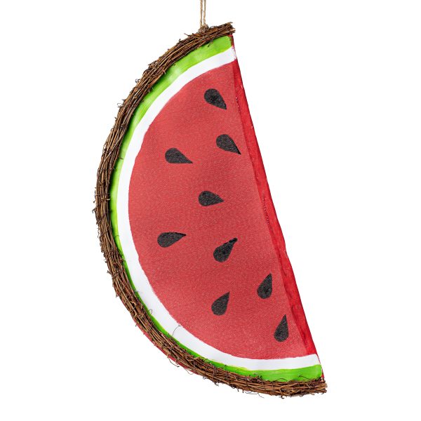 [IRREGULAR] 21  Grapevine Hanger: Watermelon Slice For Sale