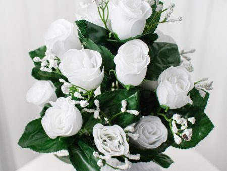 16  Colorfast Lillian Rose Bud Bush: White (14) Online