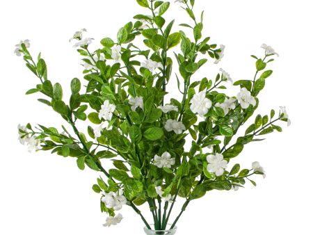 17  Small Flower Filler Bush: White Online now