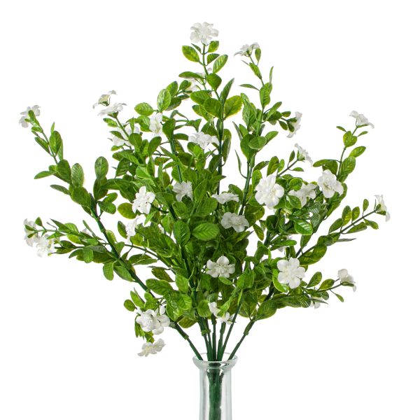 17  Small Flower Filler Bush: White Online now