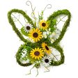 17  Butterfly & Sunflower Grapevine Hanger Discount