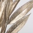 23  Metallic White Willow Leaf Spray: Champagne Fashion