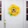 8.5  Round Waterproof Accent: Stained Glass Sunflower Online Sale