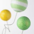 18  Glitter Ball Spray: Light Green & Yellow Online Hot Sale