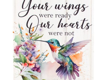 10  Waterproof Sign: Hummingbird Hearts Not Ready on Sale