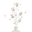 24  Bunny Heads Spray: Pink & White on Sale