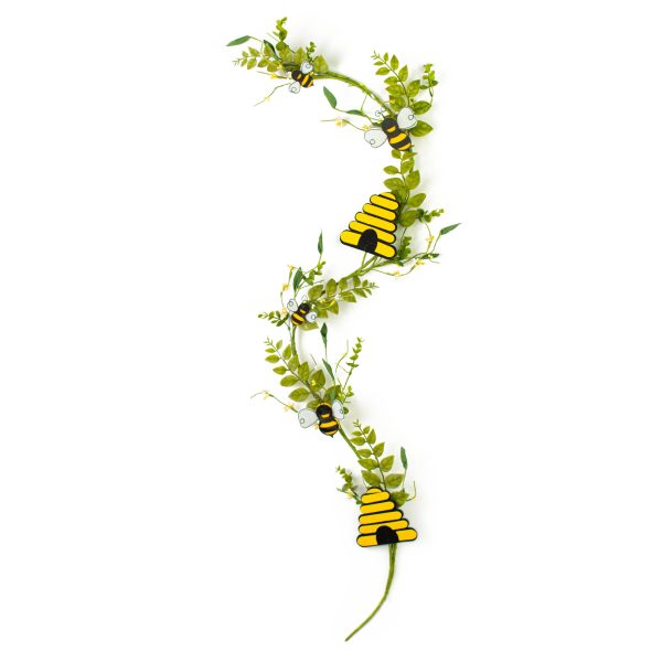 5  Bumblebee & Leaves Bee Hive Garland Hot on Sale