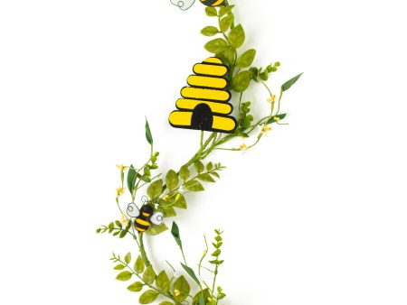 5  Bumblebee & Leaves Bee Hive Garland Hot on Sale