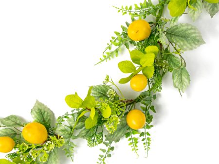 4  Lemon, Fern & Salal Greenery Leaves Garland Cheap