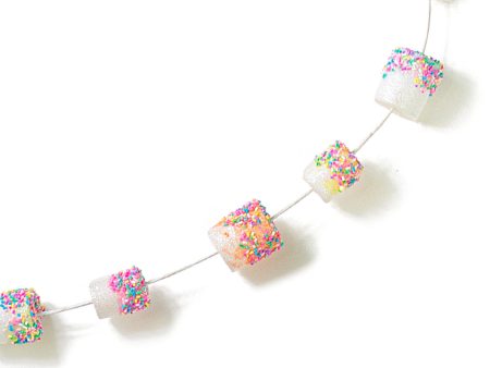 6  Sprinkle Dipped Marshmallow Garland Cheap