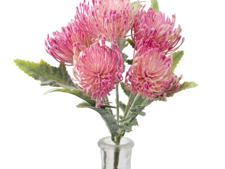 15  Thistle Floral Bouquet: Fuchsia Pink Supply