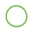 13  Wood Bead Wreath: Lime Green For Cheap