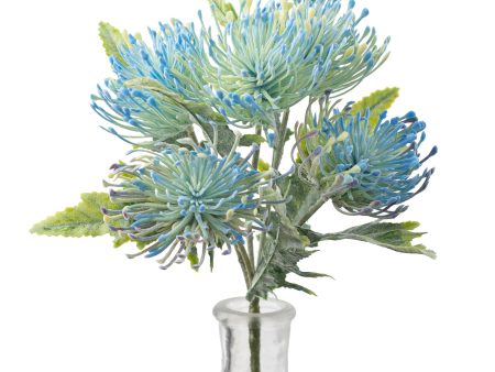 15  Thistle Floral Bouquet: Blue Online Hot Sale