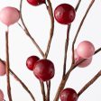 16  Berries Branch Pick: Red & Pink Supply