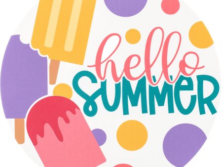 17  Waterproof Door Hanger: Hello Summer Popsicles For Discount