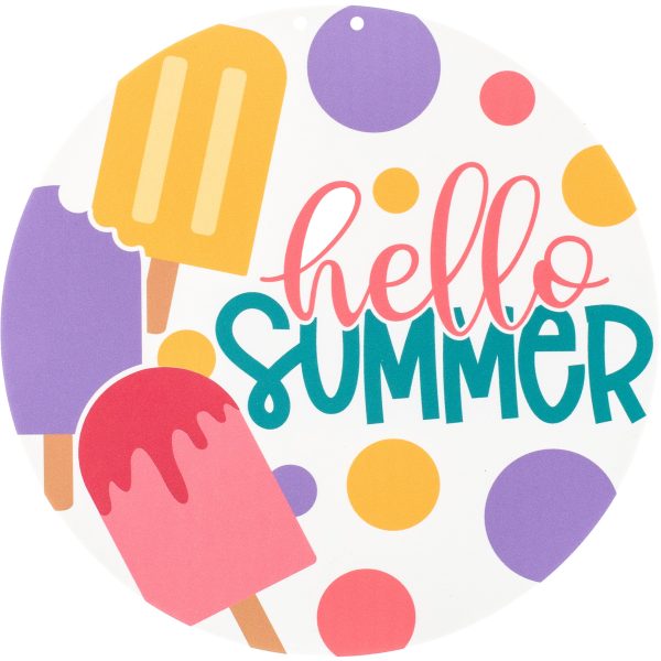 17  Waterproof Door Hanger: Hello Summer Popsicles For Discount