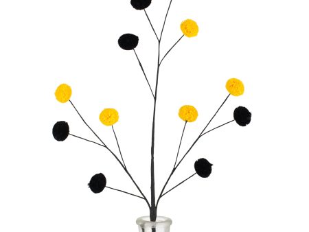 23  2-Color Pom Pom Spray: Yellow & Black For Cheap