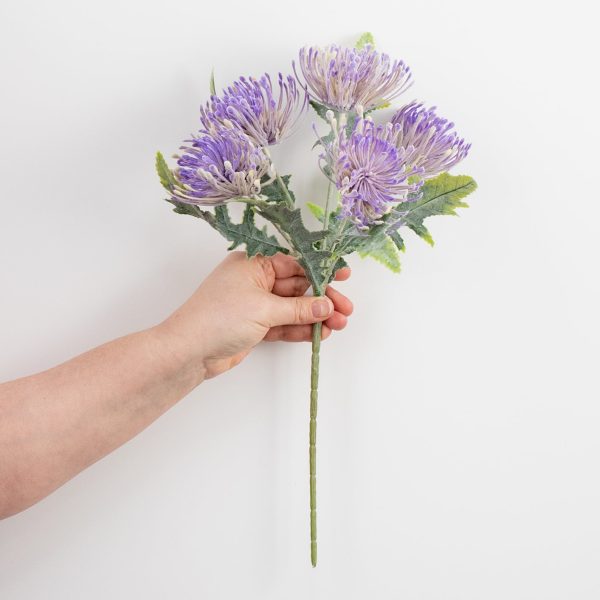 15  Thistle Floral Bouquet: Lavender on Sale