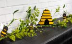 5  Bumblebee & Leaves Bee Hive Garland Hot on Sale