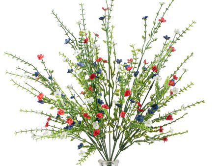 21  Flowering Filler Bush: Red, White & Blue Supply