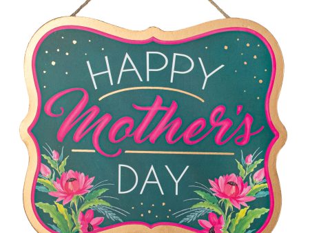 10  Scalloped Wooden Sign: Hot Pink Mother s Day Online