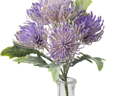 15  Thistle Floral Bouquet: Lavender on Sale