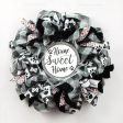 9.4  Round Waterproof Sign: Gingham Home Sweet Home Paws For Discount