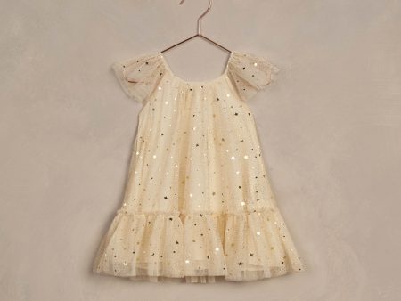 Edie Dress || Champagne Stars Online Sale