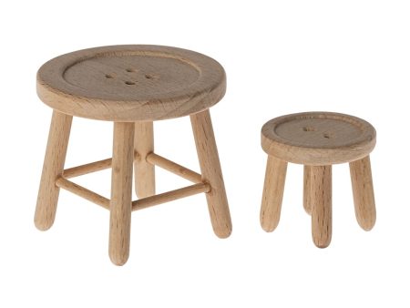 Table & Stool Set, Mouse Cheap