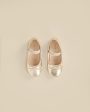 Ballet Flats || Metallic Ecru Online now