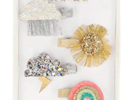 Sparkly Weather Hair Clips Online Sale