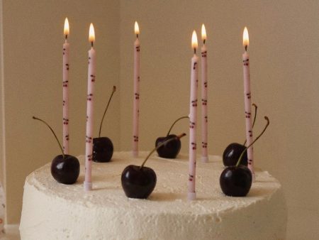 birthday candles print - cherry Online now