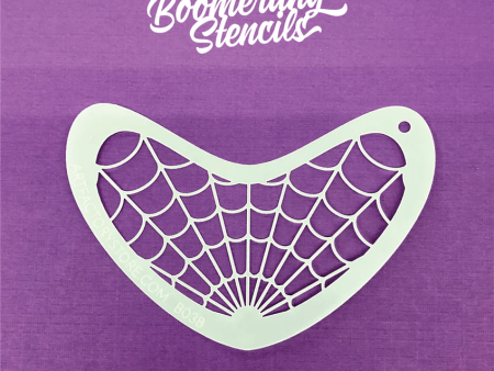 Spider Web B038 Boomerang Stencil by the Art Factory For Sale